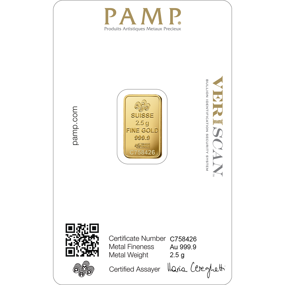 Lady Fortuna™ Gold Minted Bar - 2.5g - Image 2