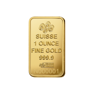 1 ounce gold bar from PAMP BY pmp jewellery