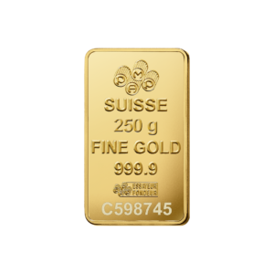 250 gram gold bar from PAMP by pmp jewellery